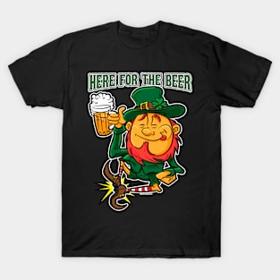 Here For The Beer T-Shirt